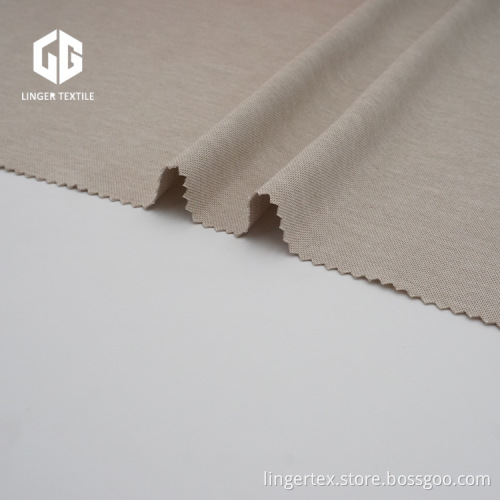 Cupro Style Polyester Knitted Fabric With Spandex